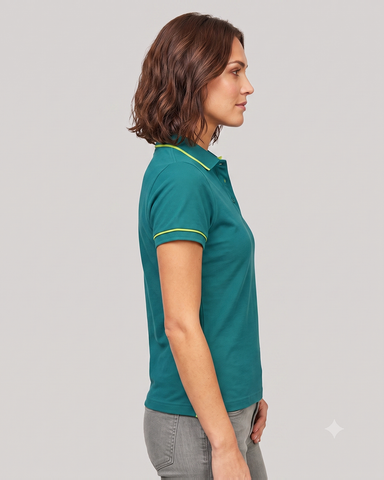 Contrast Placket Polo