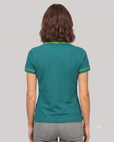 Contrast Placket Polo