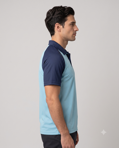 Dual-Tone Panel Polo