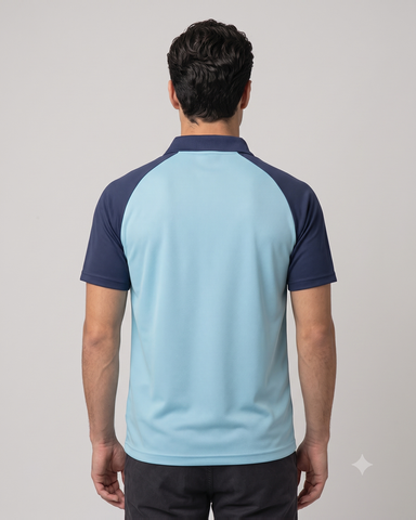 Dual-Tone Panel Polo