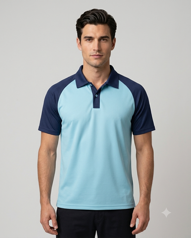 Dual-Tone Panel Polo