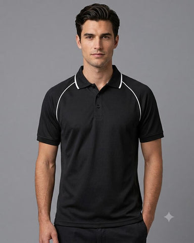 Technical Raglan Polo